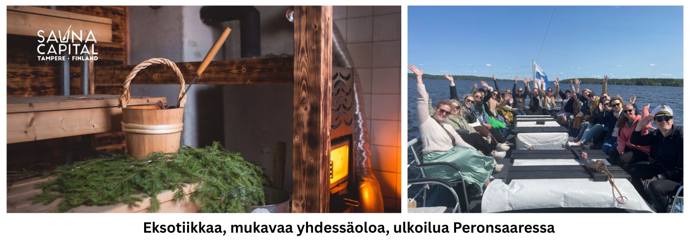 Varaa eksoottinen reissu Tampereen Peronsaareen